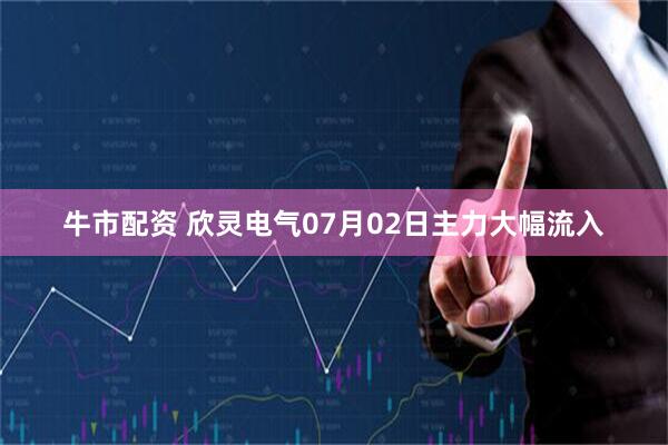 牛市配资 欣灵电气07月02日主力大幅流入