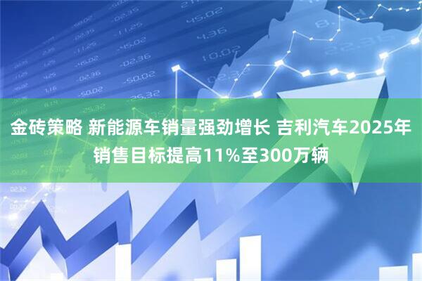 金砖策略 新能源车销量强劲增长 吉利汽车2025年销售目标提高11%至300万辆
